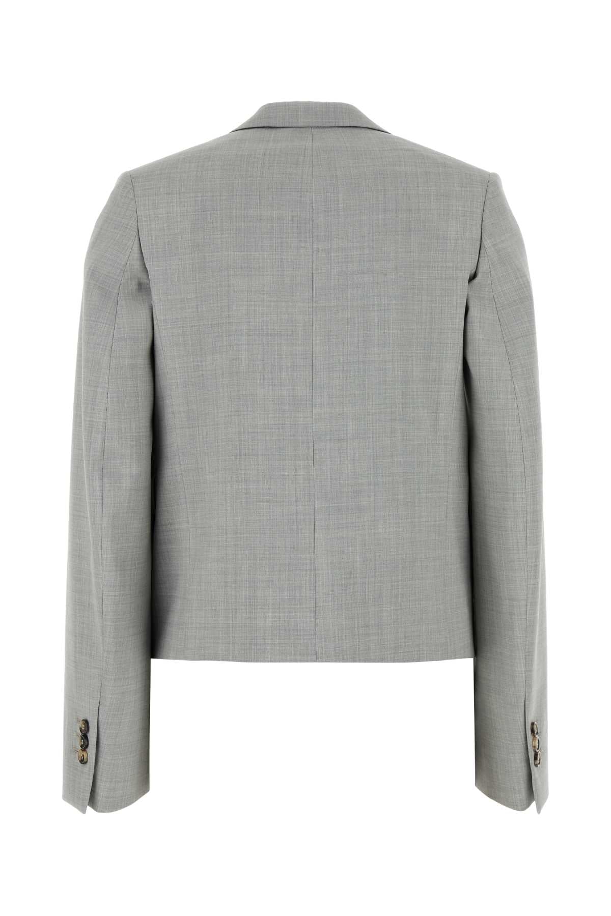 Loewe Women Grey Wool Blazer LOEWE
