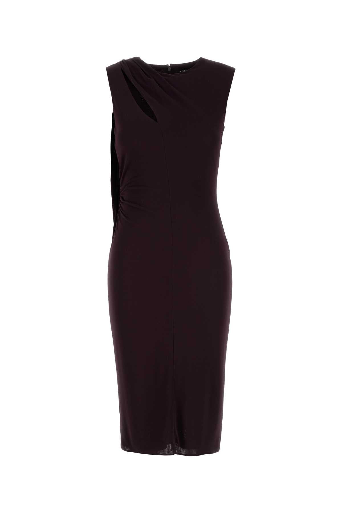 Tom Ford Women Plum Viscose Dress TOM FORD