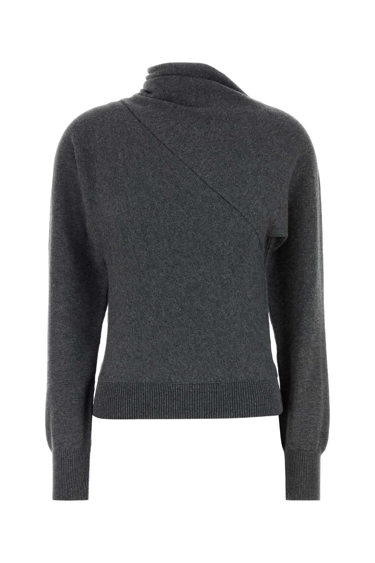 Tom Ford Women Dark Grey Cashmere Blend Sweater TOM FORD