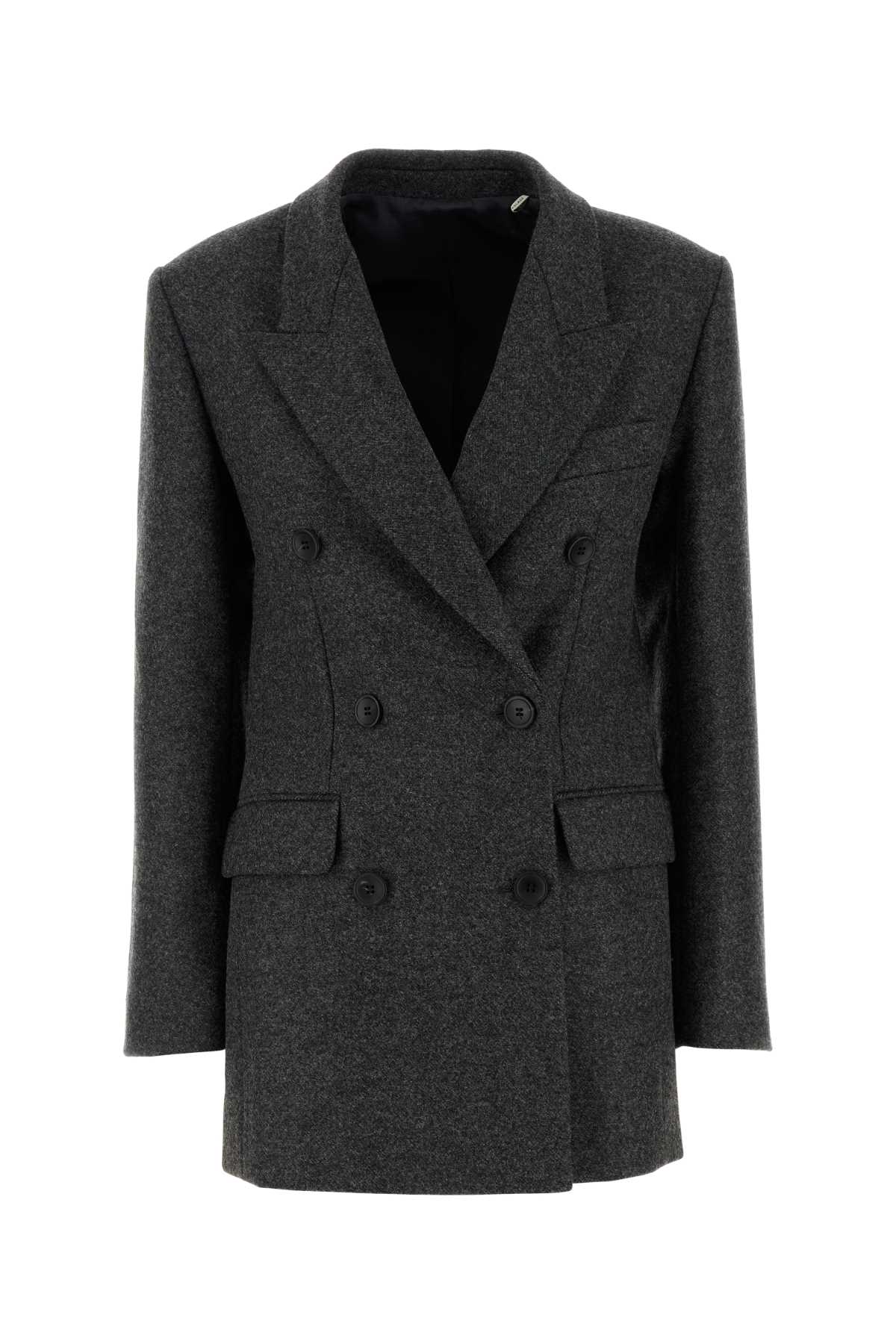 Isabel Marant Women Dark Grey Wool Isidora Blazer ISABEL MARANT