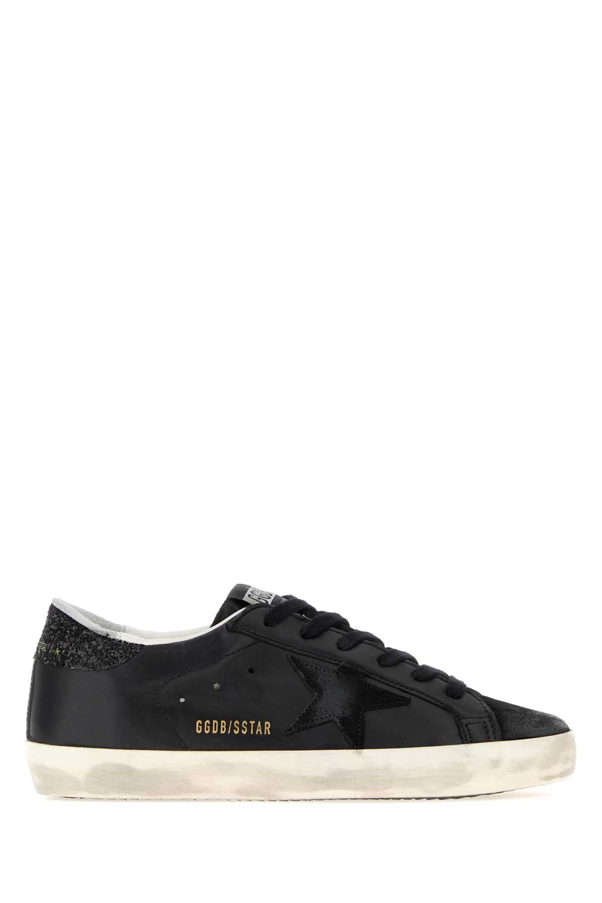 Golden Goose Deluxe Brand Women Black Leather Superstar Sneakers GOLDEN GOOSE