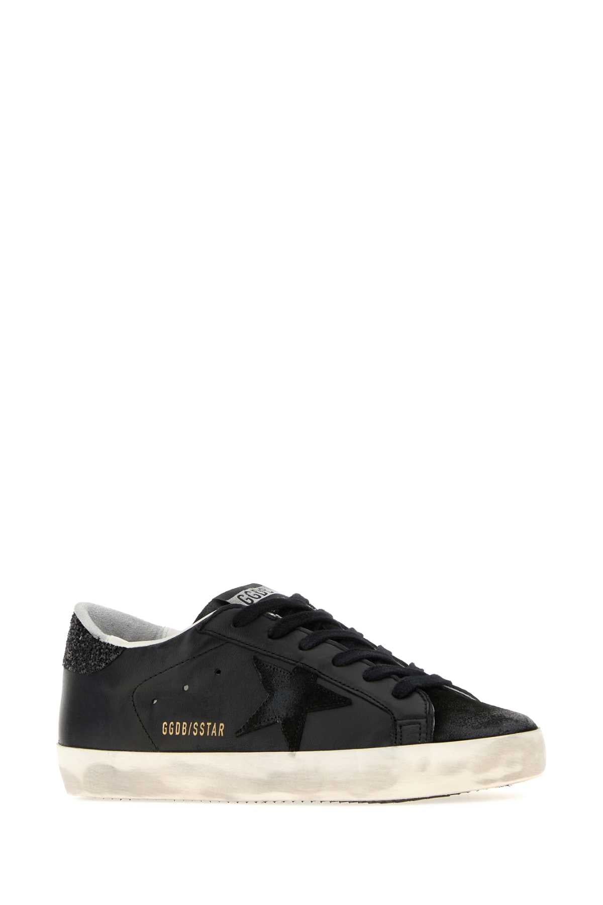 Golden Goose Deluxe Brand Women Black Leather Superstar Sneakers GOLDEN GOOSE