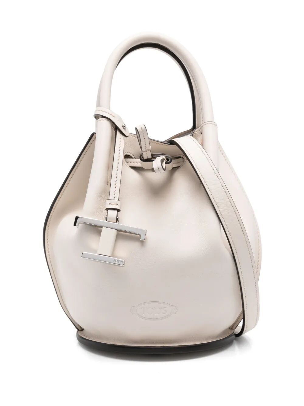 Tod's Women Logo-Charm Leather Mini Bucket Bag TOD'S