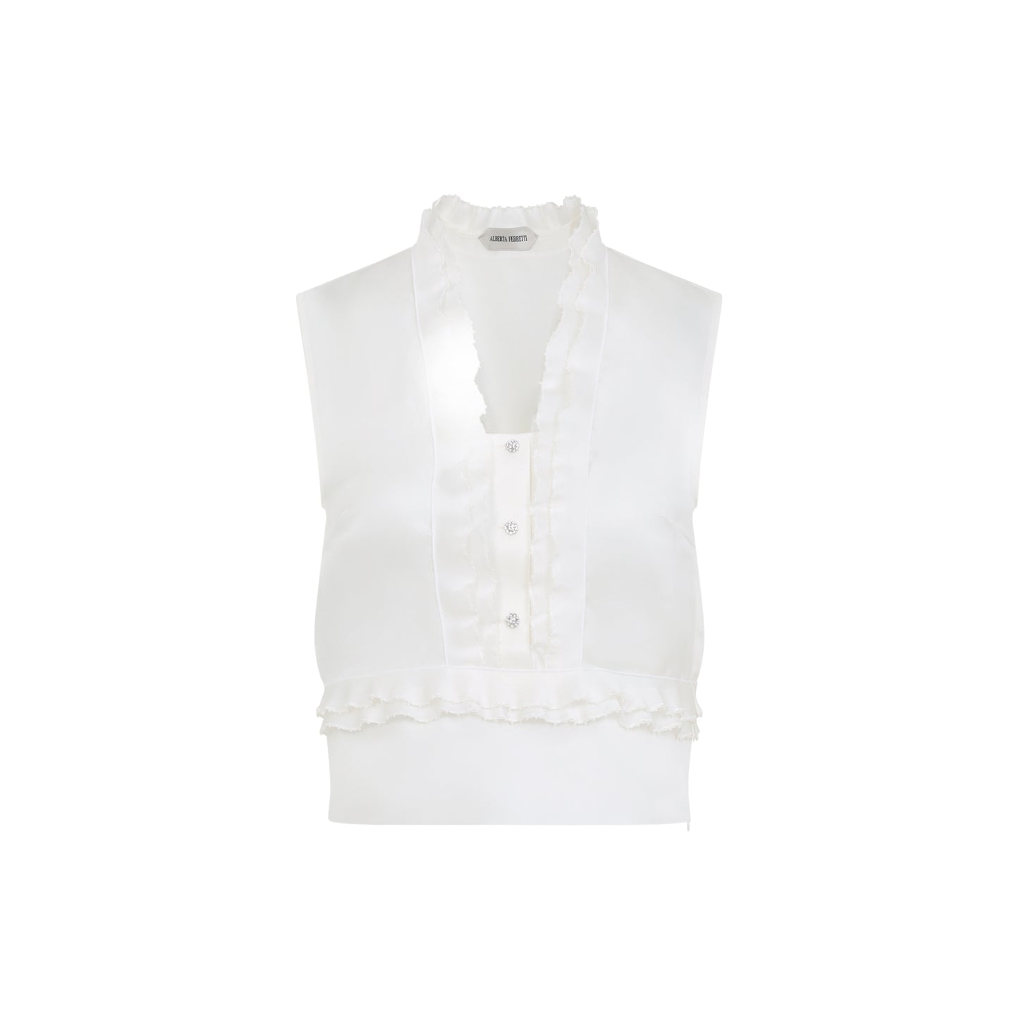 Alberta Ferretti Triple Organza Top Women ALBERTA FERRETTI