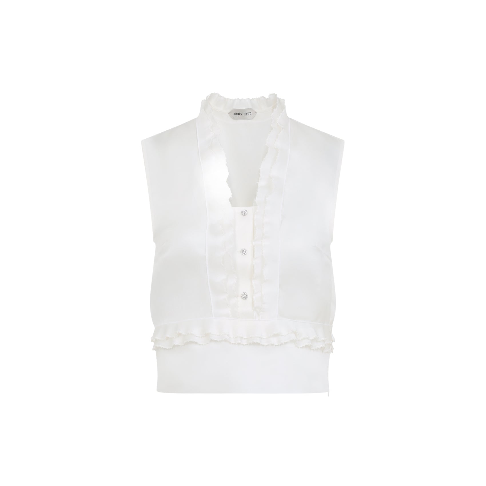 Alberta Ferretti Triple Organza Top Women ALBERTA FERRETTI