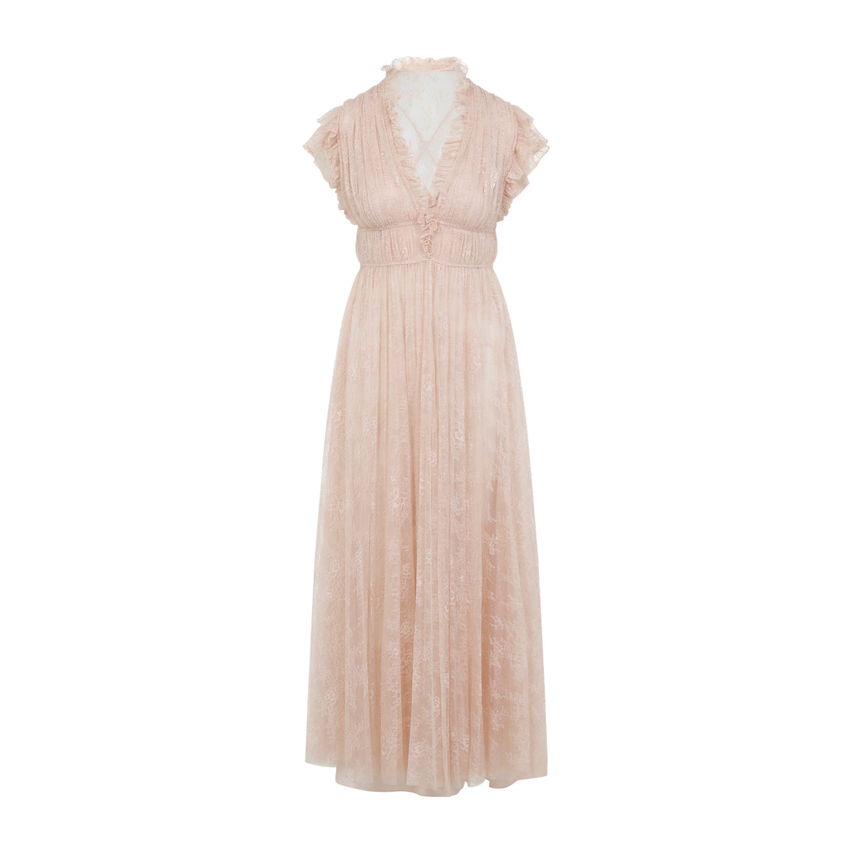 Alberta Ferretti Lace Long Dress Women ALBERTA FERRETTI