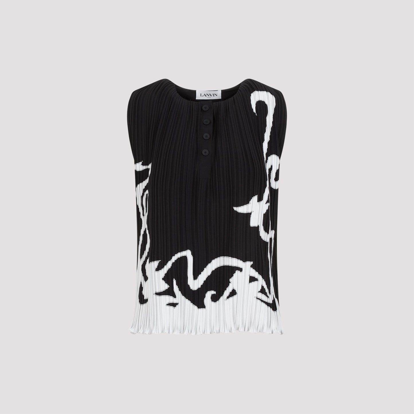 Lanvin Sleeveless Pleated Top Women LANVIN