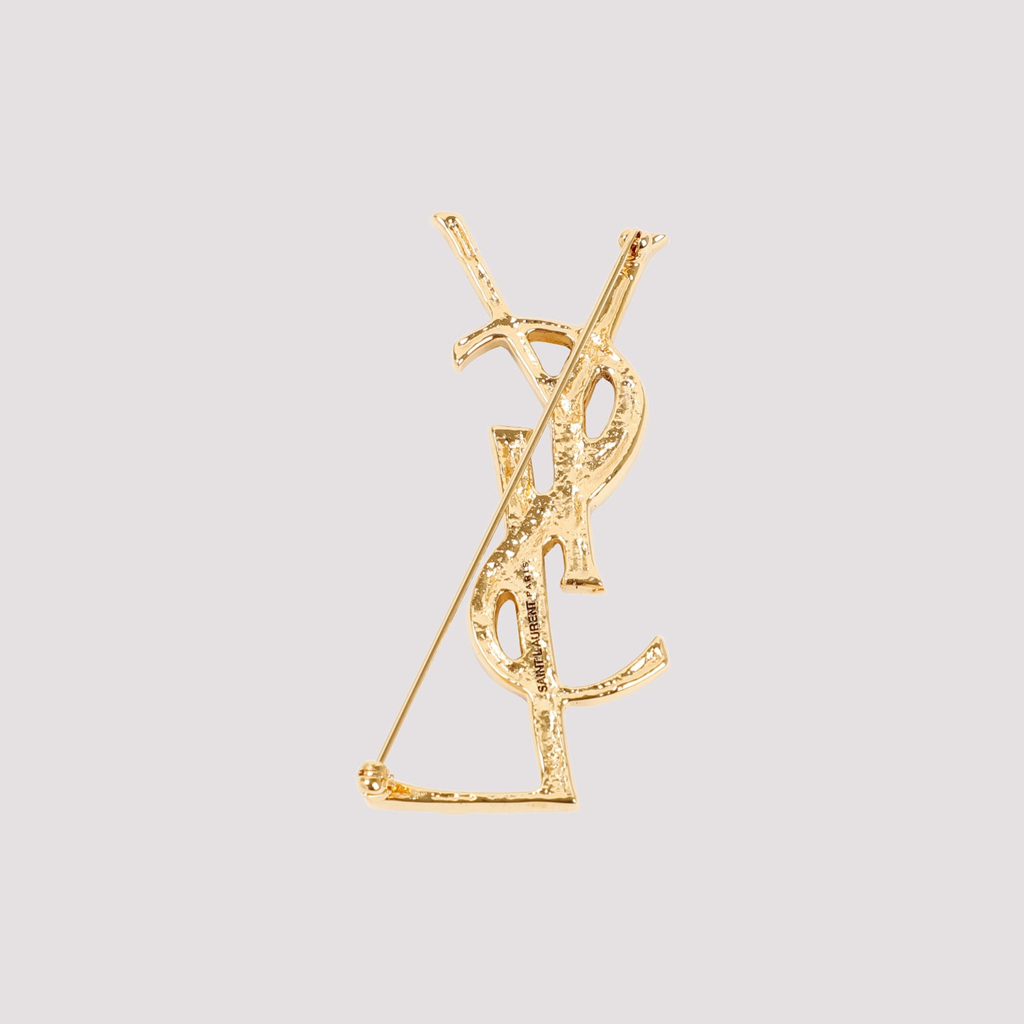 Opyum Textured Coco Brooch Women SAINT LAURENT