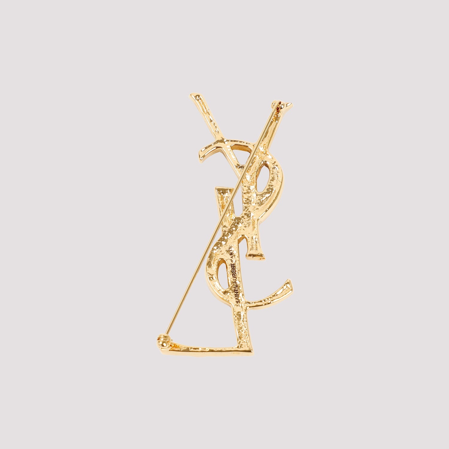 Opyum Textured Coco Brooch Women SAINT LAURENT