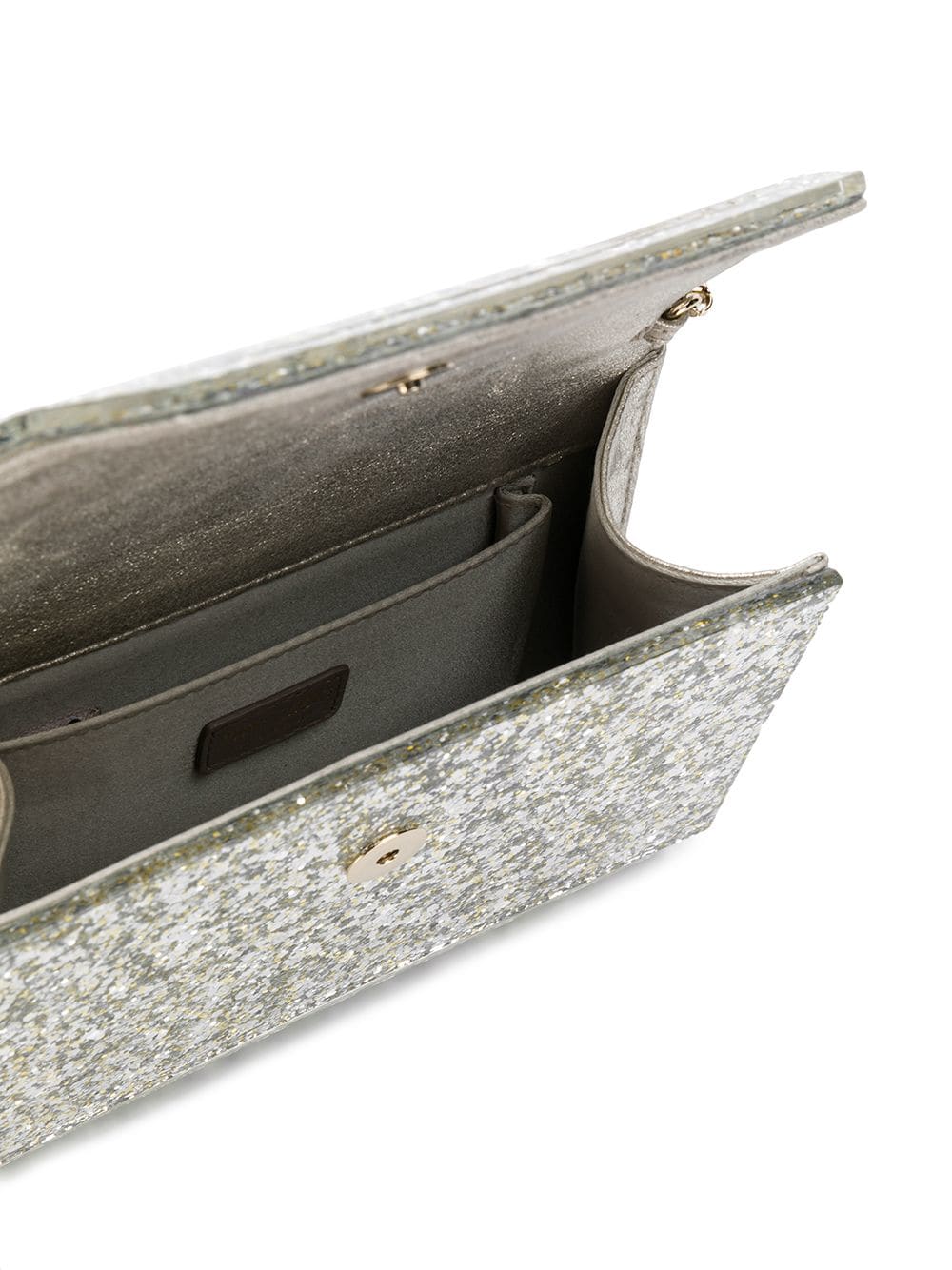 Jimmy Choo Women Coarse Glitter Acrylic Clutch Bag JIMMY CHOO