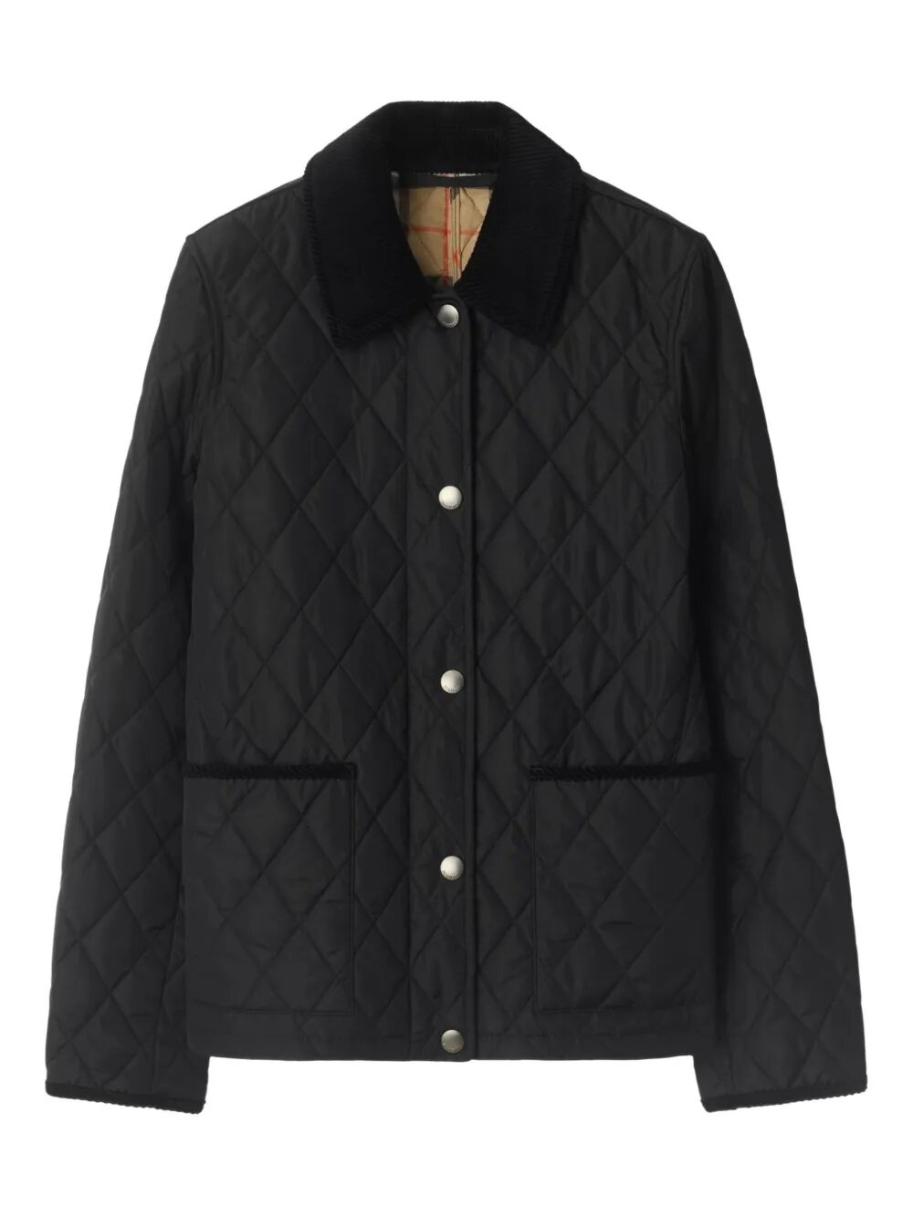 Burberry Women Check Lining Quilted Nylon Dorset Jacket BURBERRY