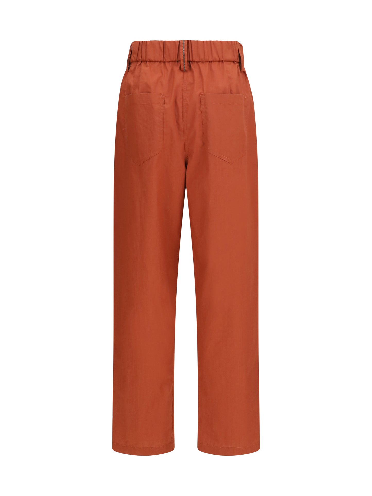 Brunello Cucinelli Women Cotton Elasticated Pants BRUNELLO CUCINELLI