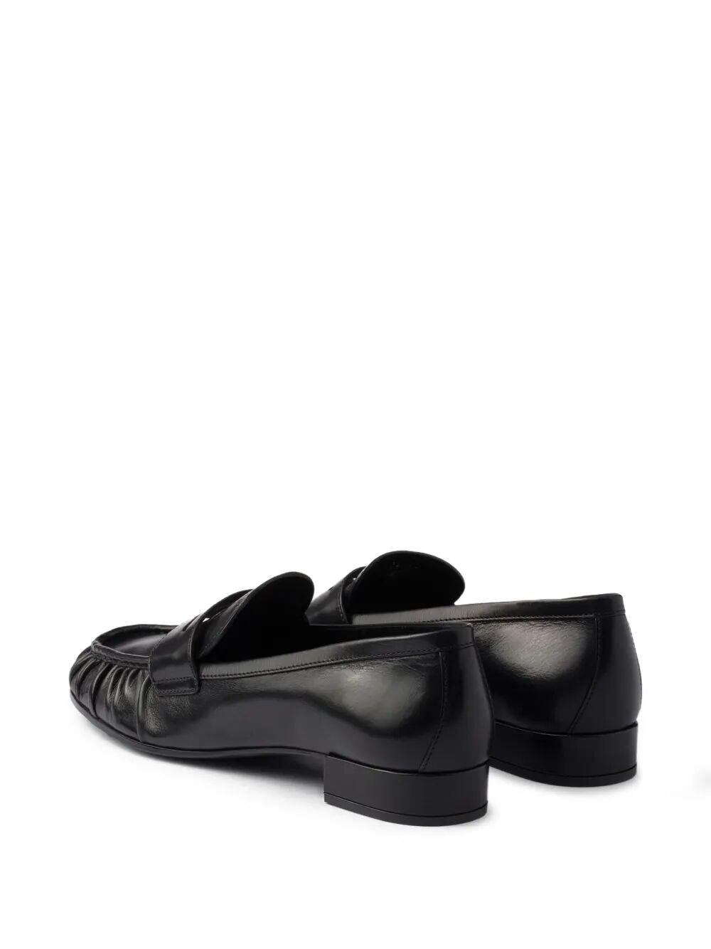 Prada Women Leather Penny Loafers PRADA