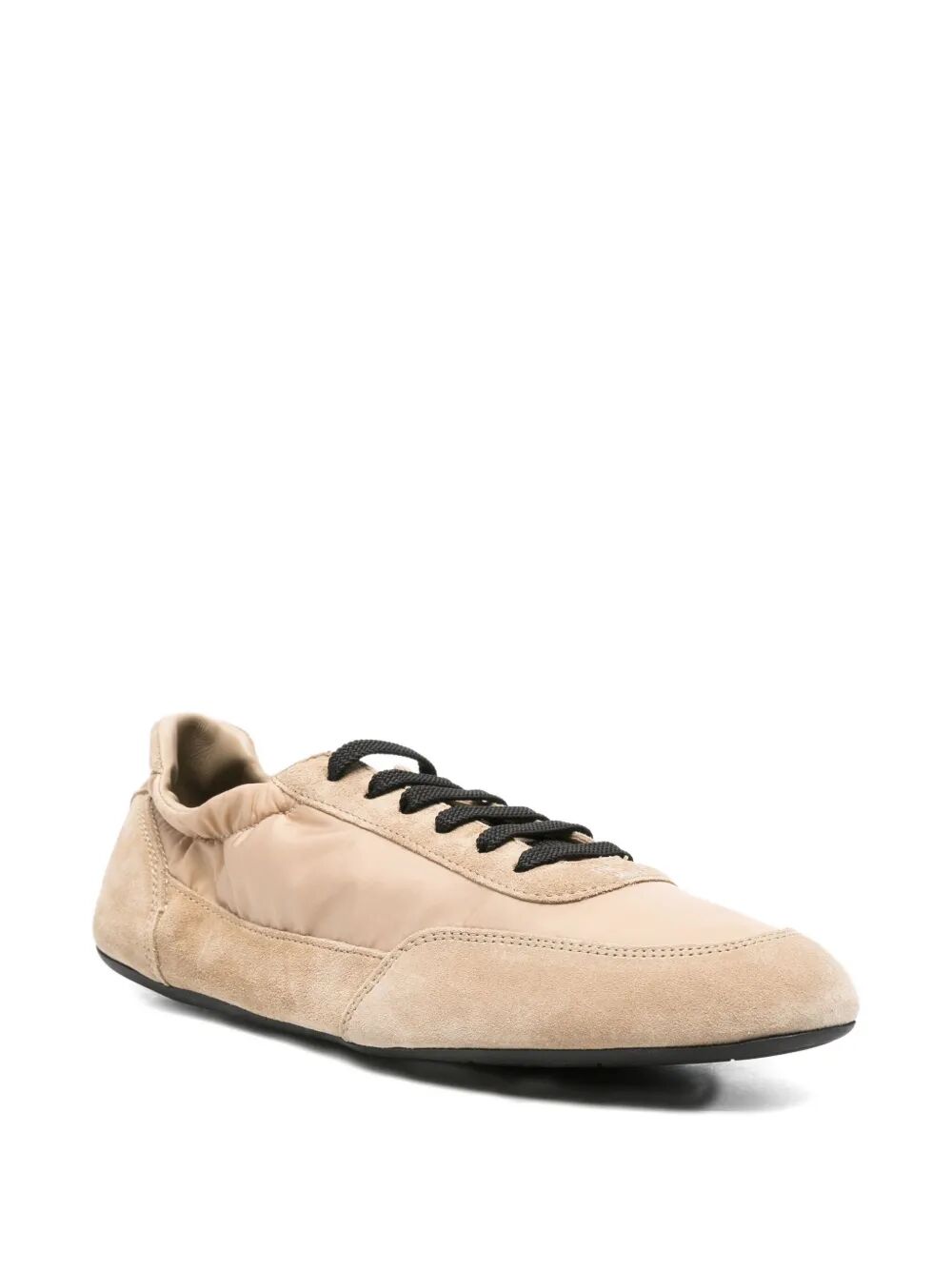 Prada Women Collapse Re-Nylon And Suede Sneakers PRADA