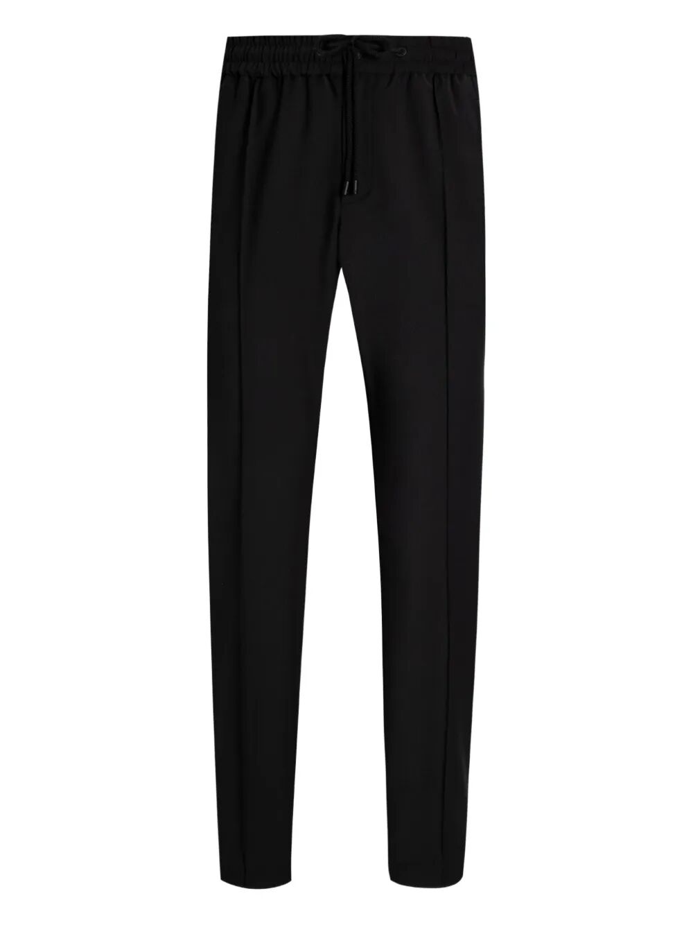 Dolce & Gabbana Men Drawstring-Waist Wool Blend Tapered Trousers DOLCE & GABBANA