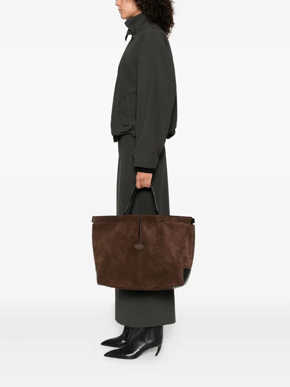 Tod's Women Di Bag Folio Medium In Suede TOD'S