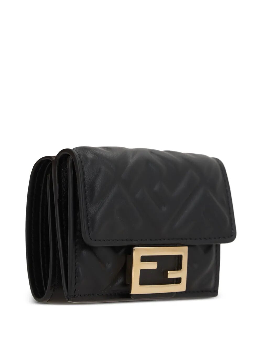 Fendi Women Nappa Leather Baguette Micro Trifold Wallet FENDI