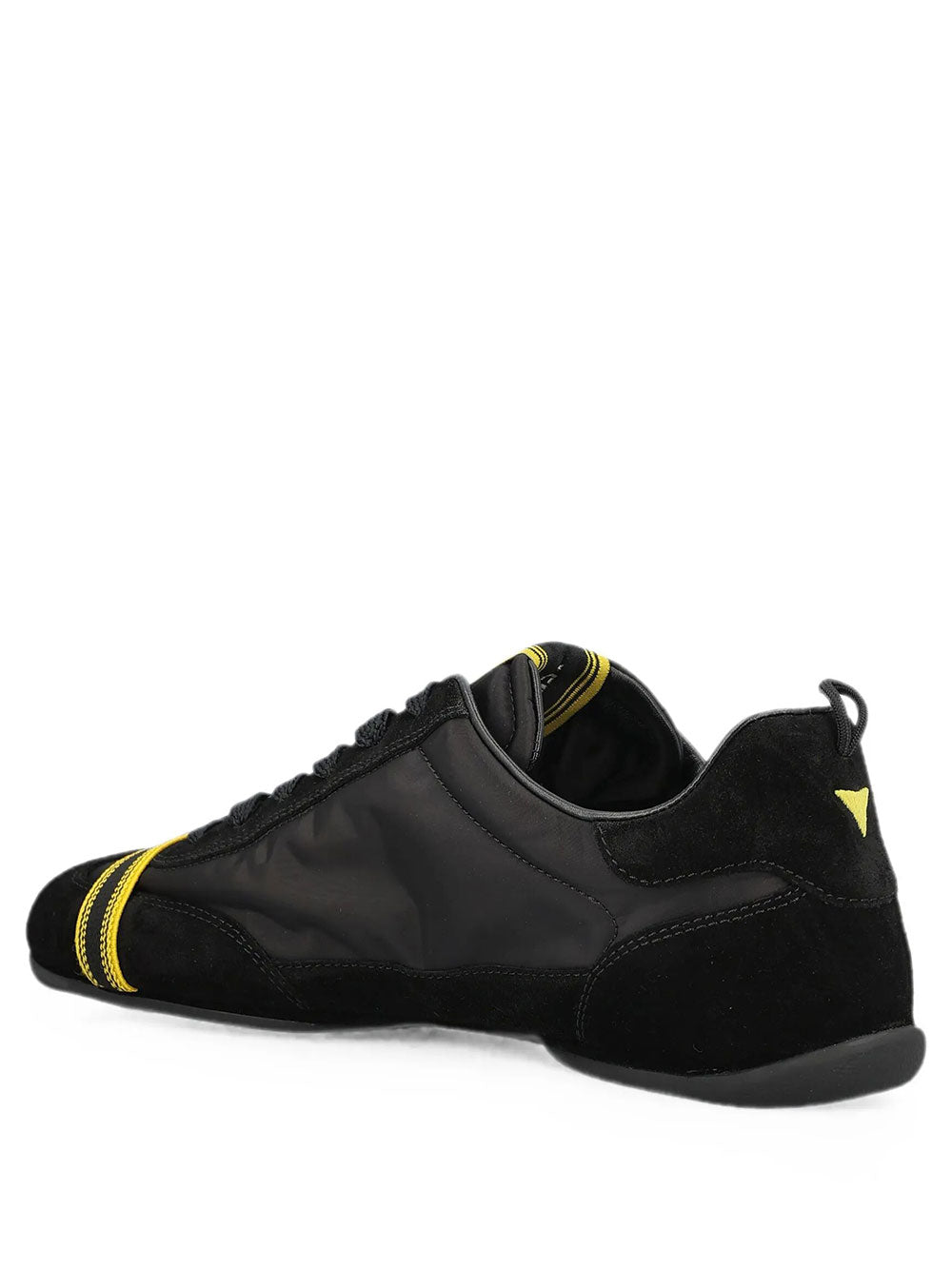 Fendi Men Fendi Wrap Low-Top Sneakers In Suede And Fabric FENDI