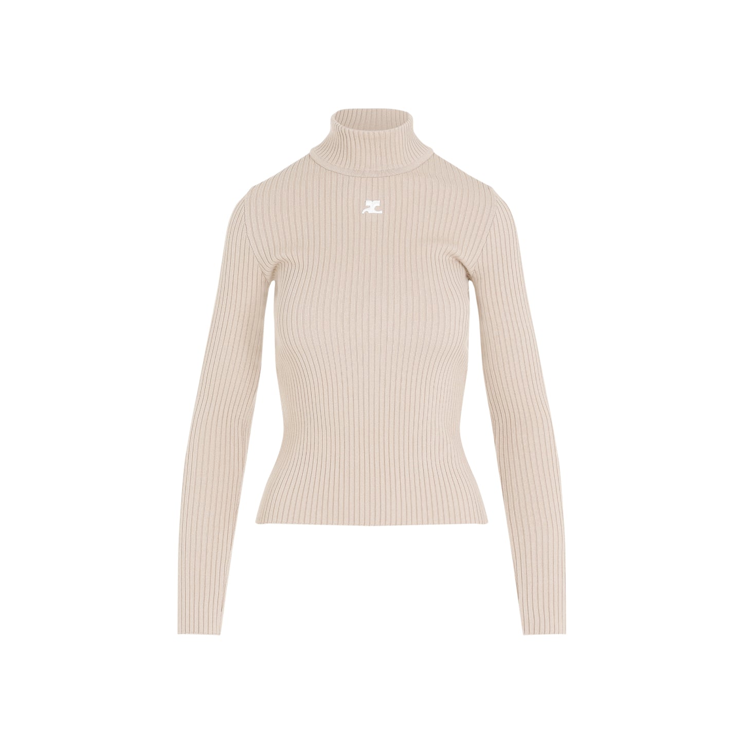 Courrèges Roll Neck Ribbed Jumper Women COURREGES