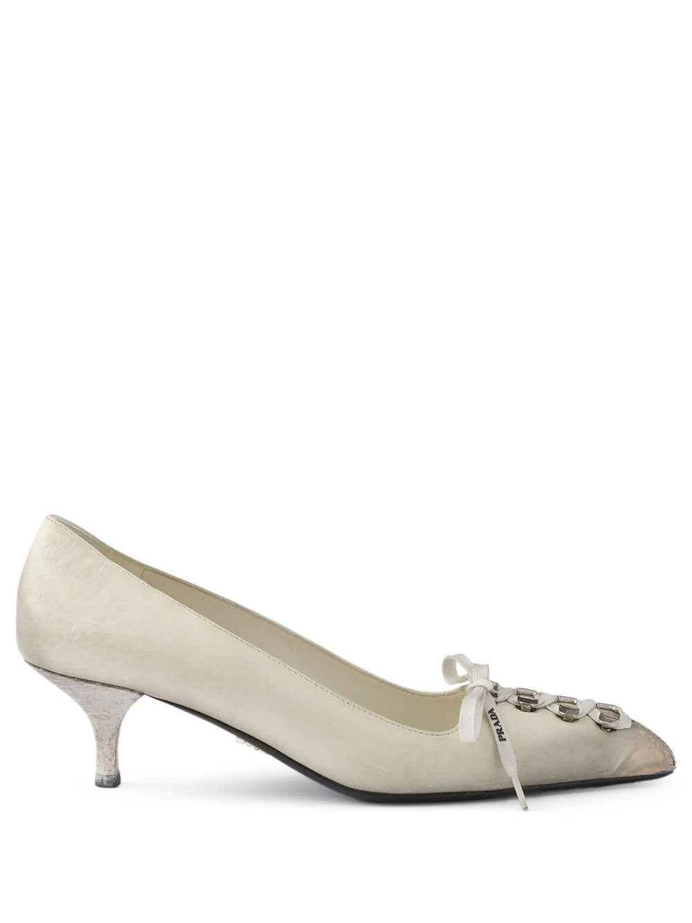 Prada Women Décolleté In Pelle Effetto Anticato PRADA