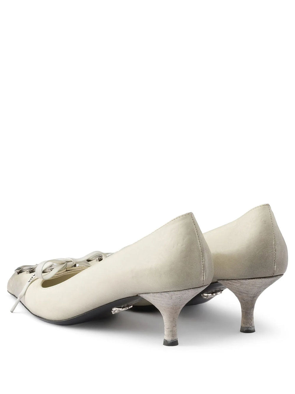 Prada Women Décolleté In Pelle Effetto Anticato PRADA