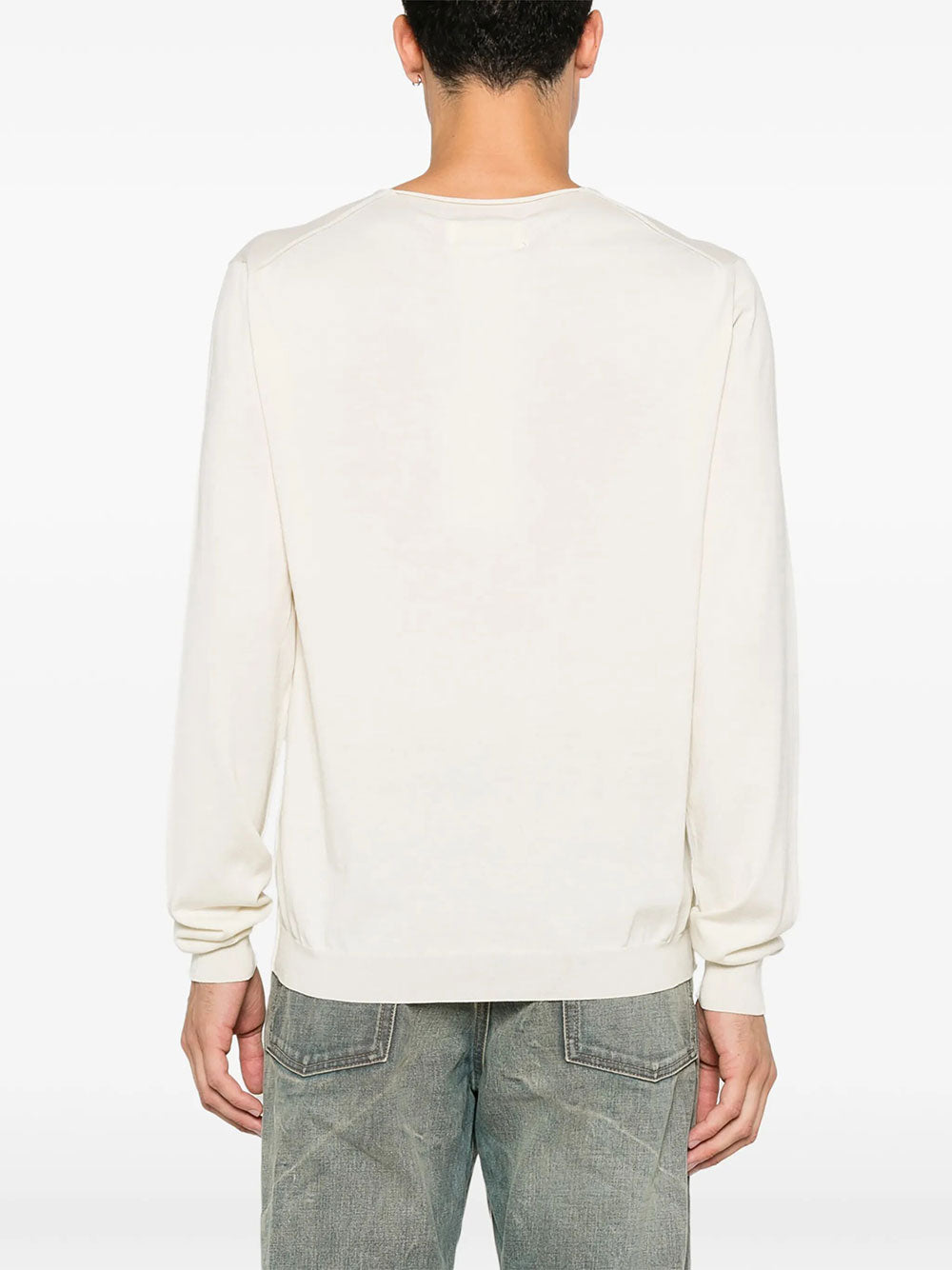 Maison Margiela Men Maglia In Cotone Con Scollo A V MAISON MARGIELA
