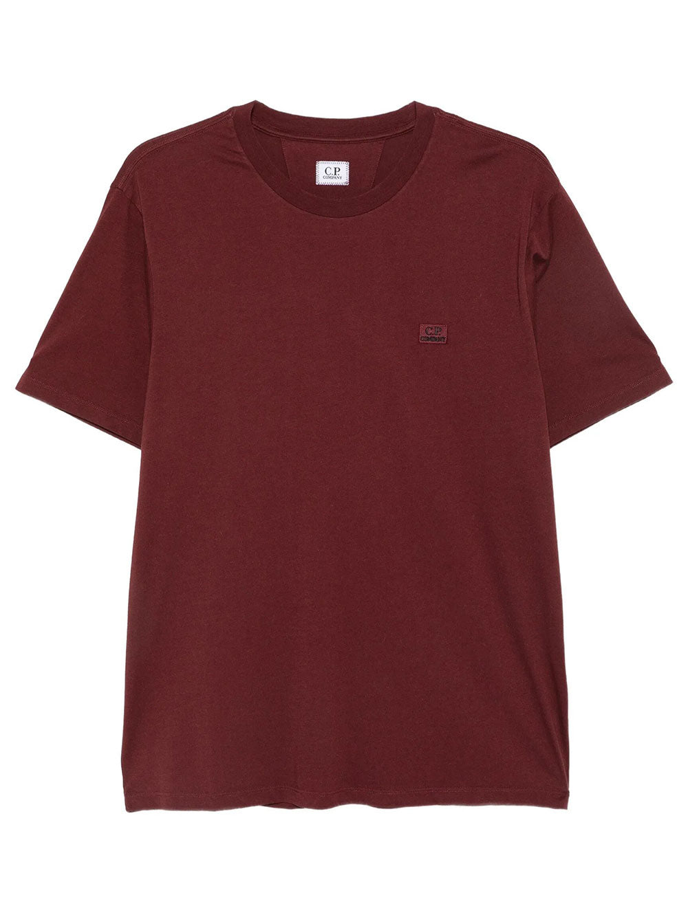 C.P. Company Men T-Shirt 30/1 In Jersey Con Patch Logo C.P. COMPANY
