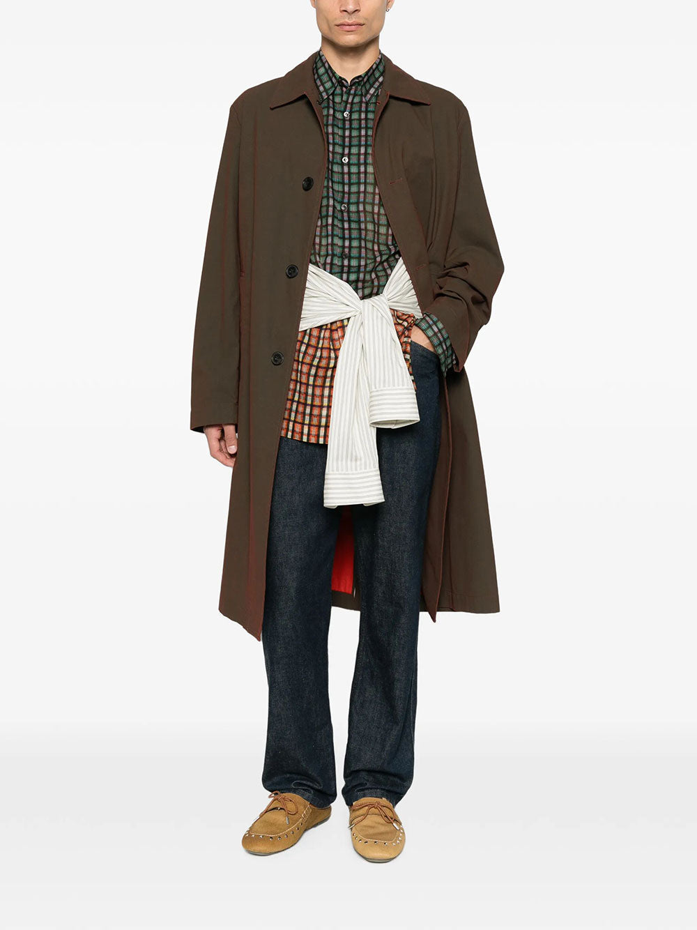 Dries Van Noten Men Cappotto Rankles In Cotone DRIES VAN NOTEN