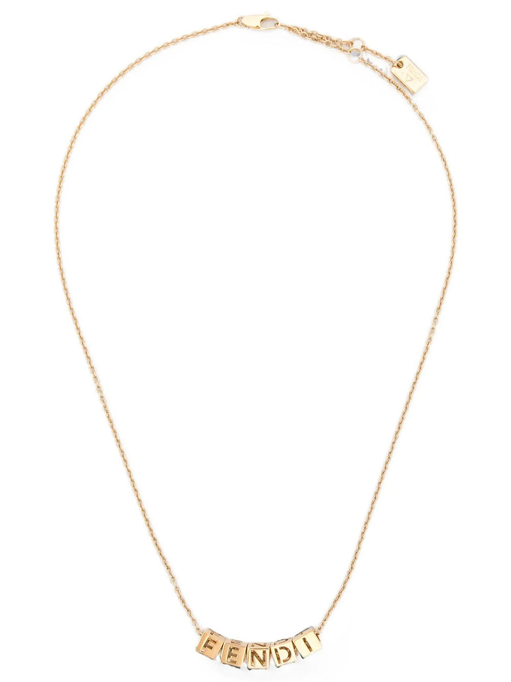 Fendi Women Collana Fendi Faces In Metallo Color Oro FENDI