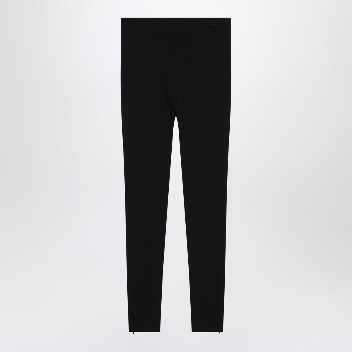 Toteme Black Tight Leggings In Viscose Blend Women TOTEME