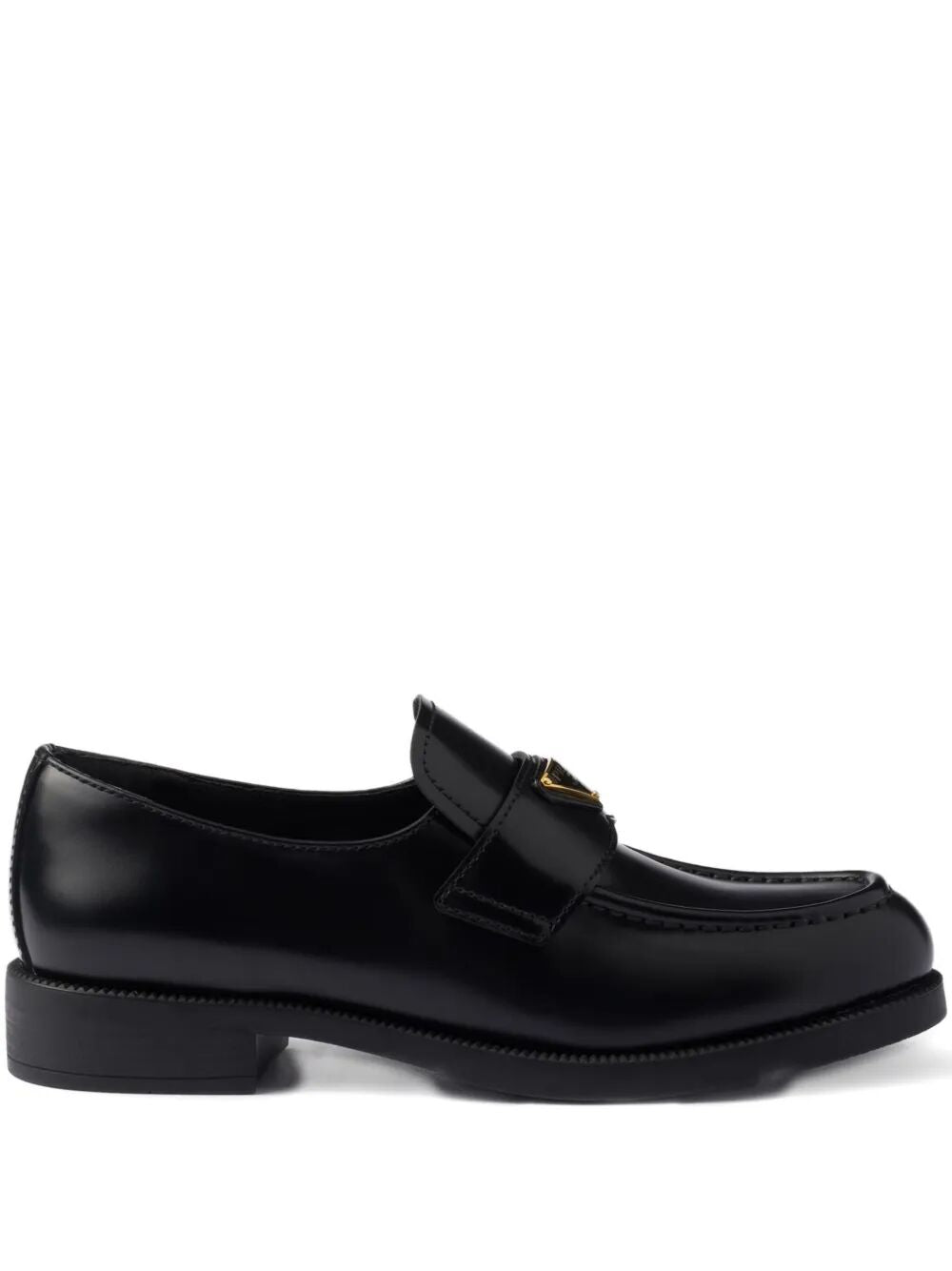 Prada Women Brushed Leather Loafers PRADA