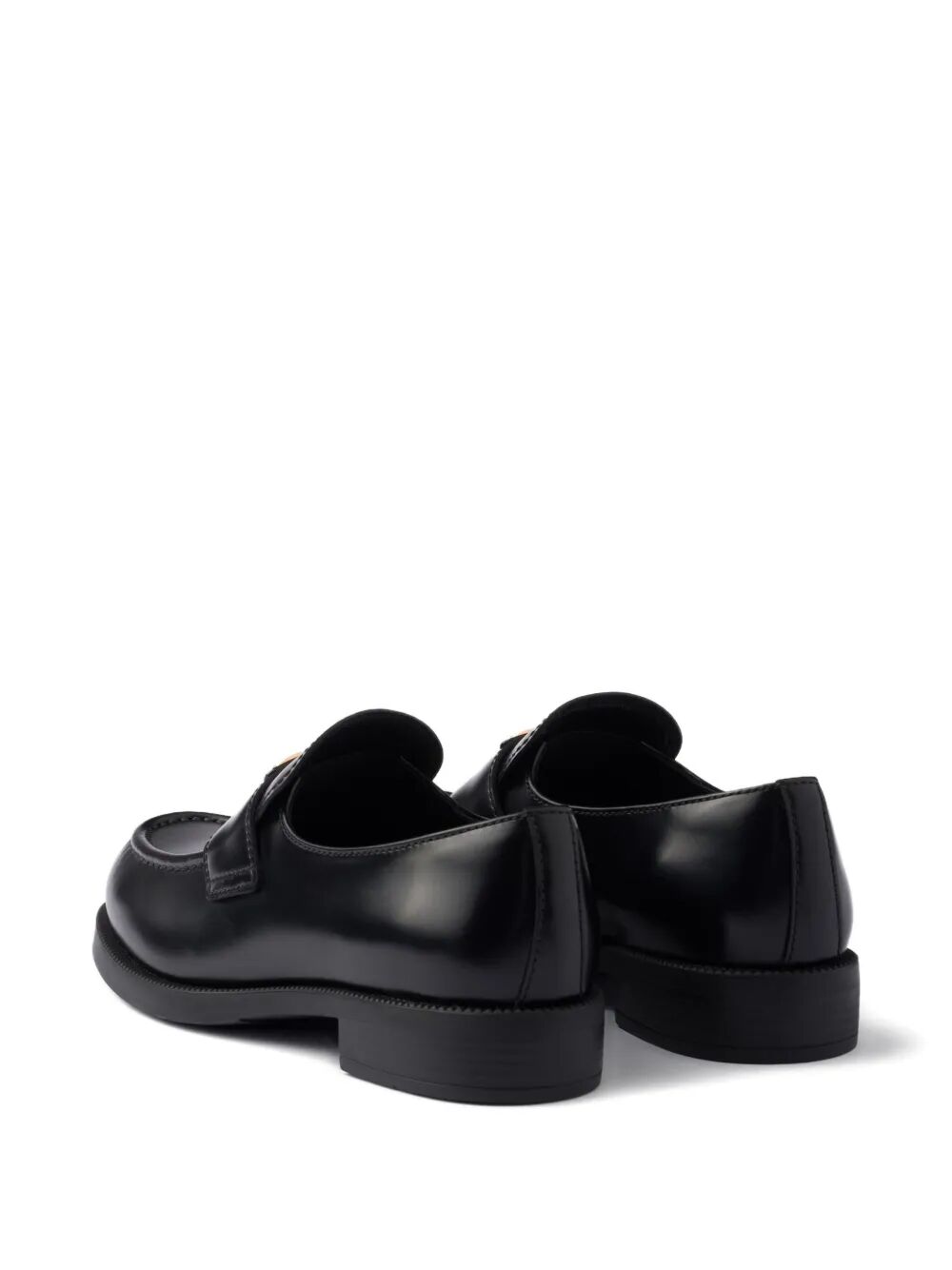 Prada Women Brushed Leather Loafers PRADA