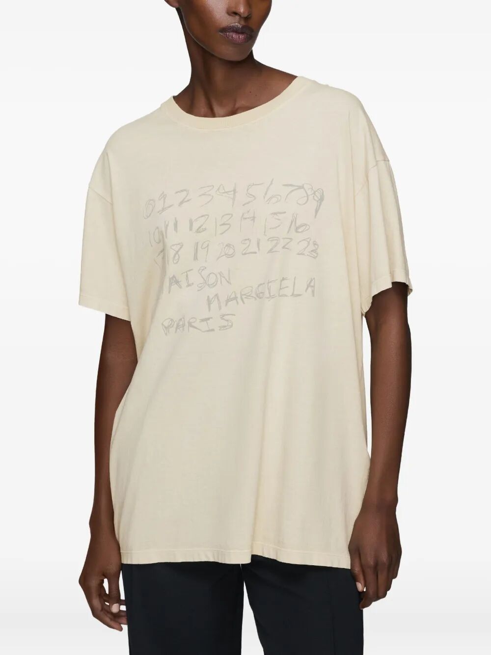 Maison Margiela Women Numerical Cotton T-Shirt MAISON MARGIELA