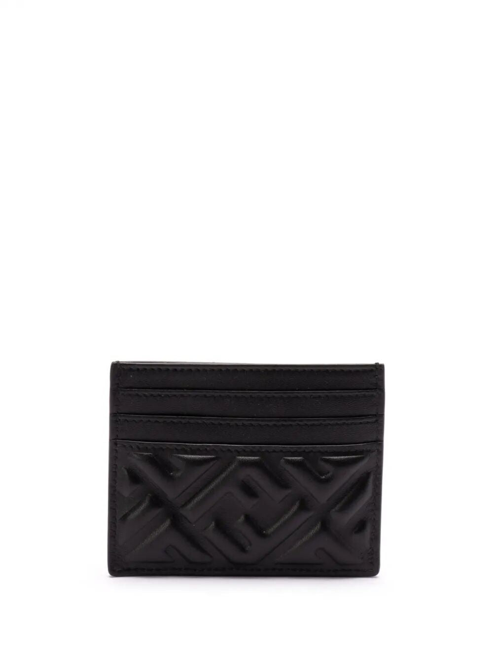 Fendi Women Ff Motif Nappa Leather Baguette Cardholder FENDI