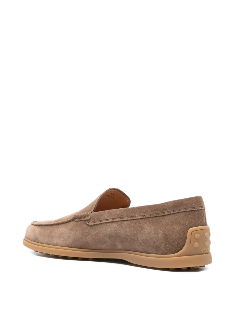 Tod's Men Suede Loafers With Rubber Sole TOD'S