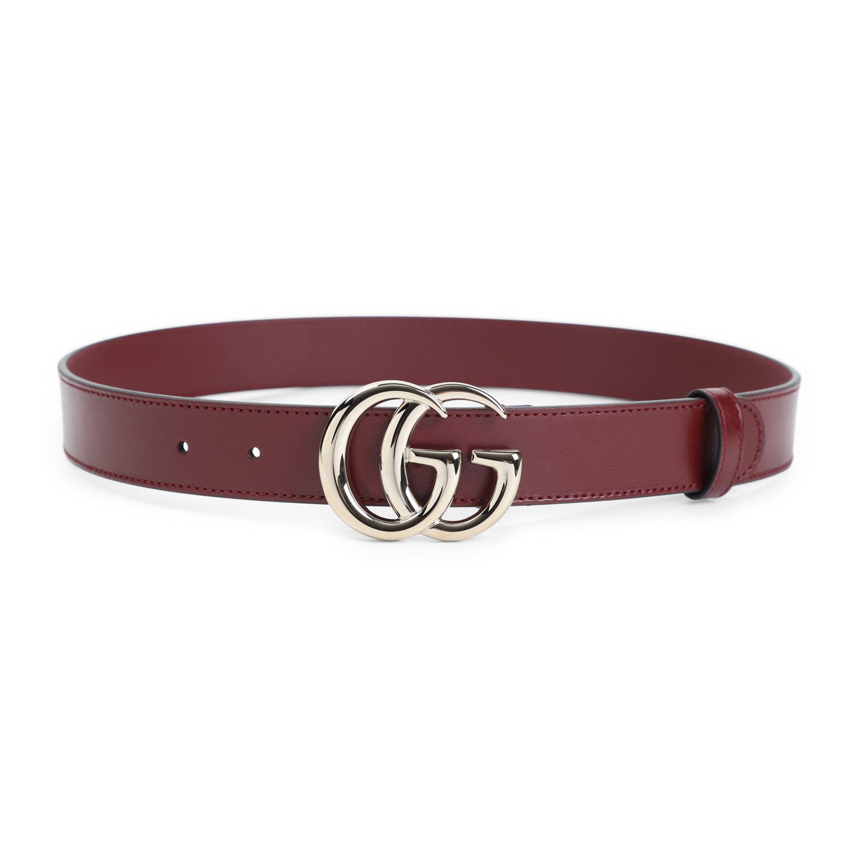 Gucci 3 Cm Gg Gold Belt Women GUCCI