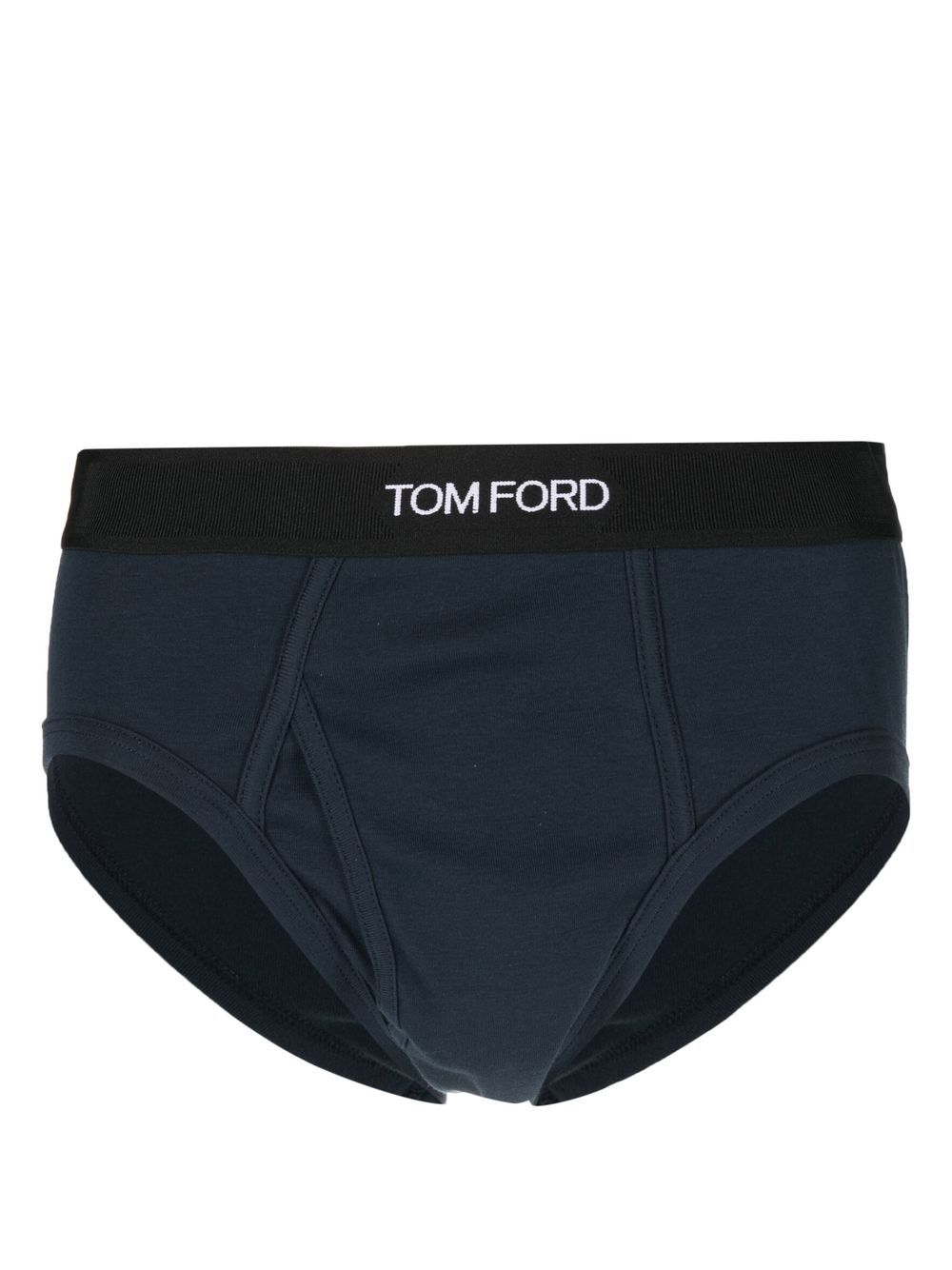 Tom Ford Men Logo-Waistband Cotton Briefs TOM FORD