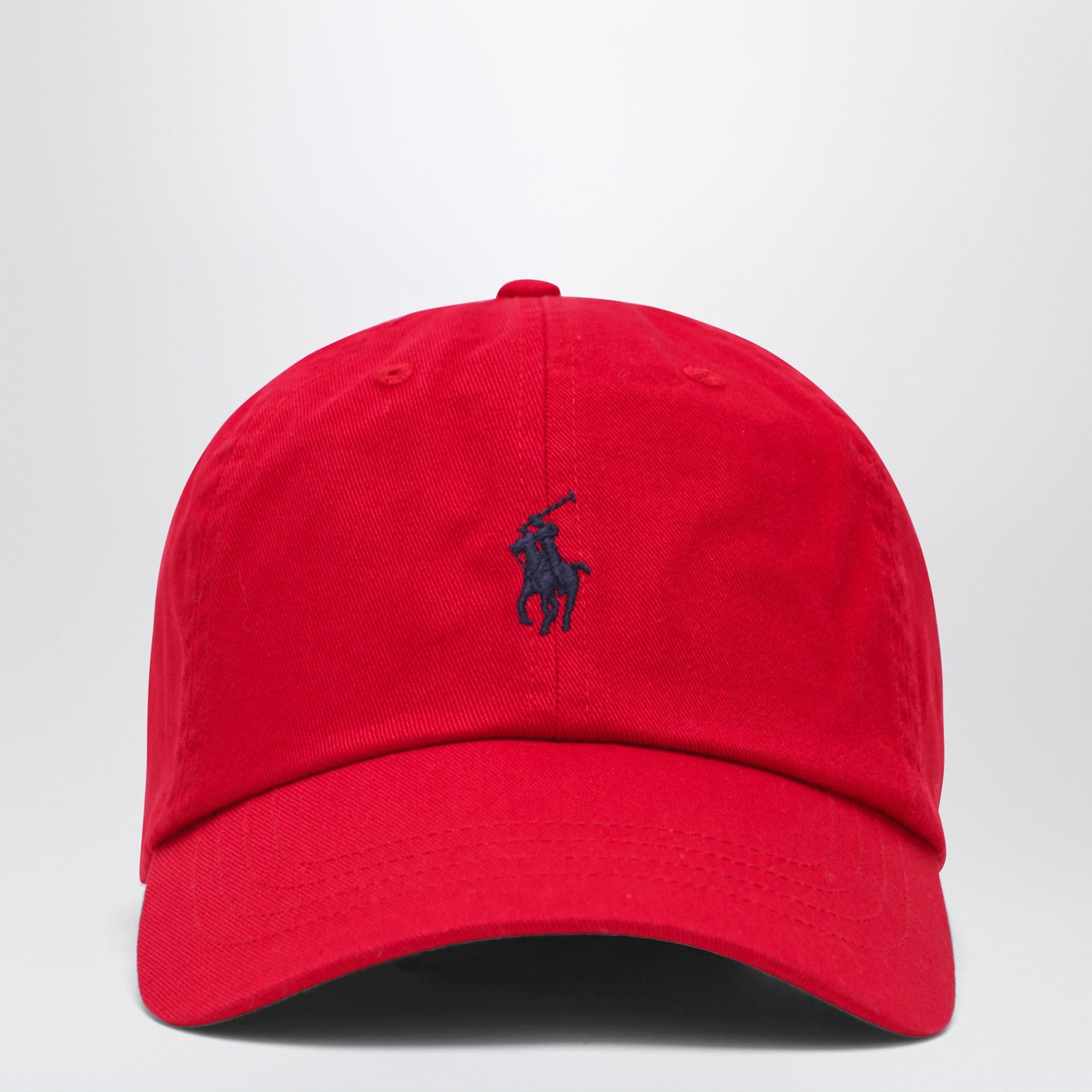 Polo Ralph Lauren Red Baseball Cap With Logo Women Polo Ralph Lauren