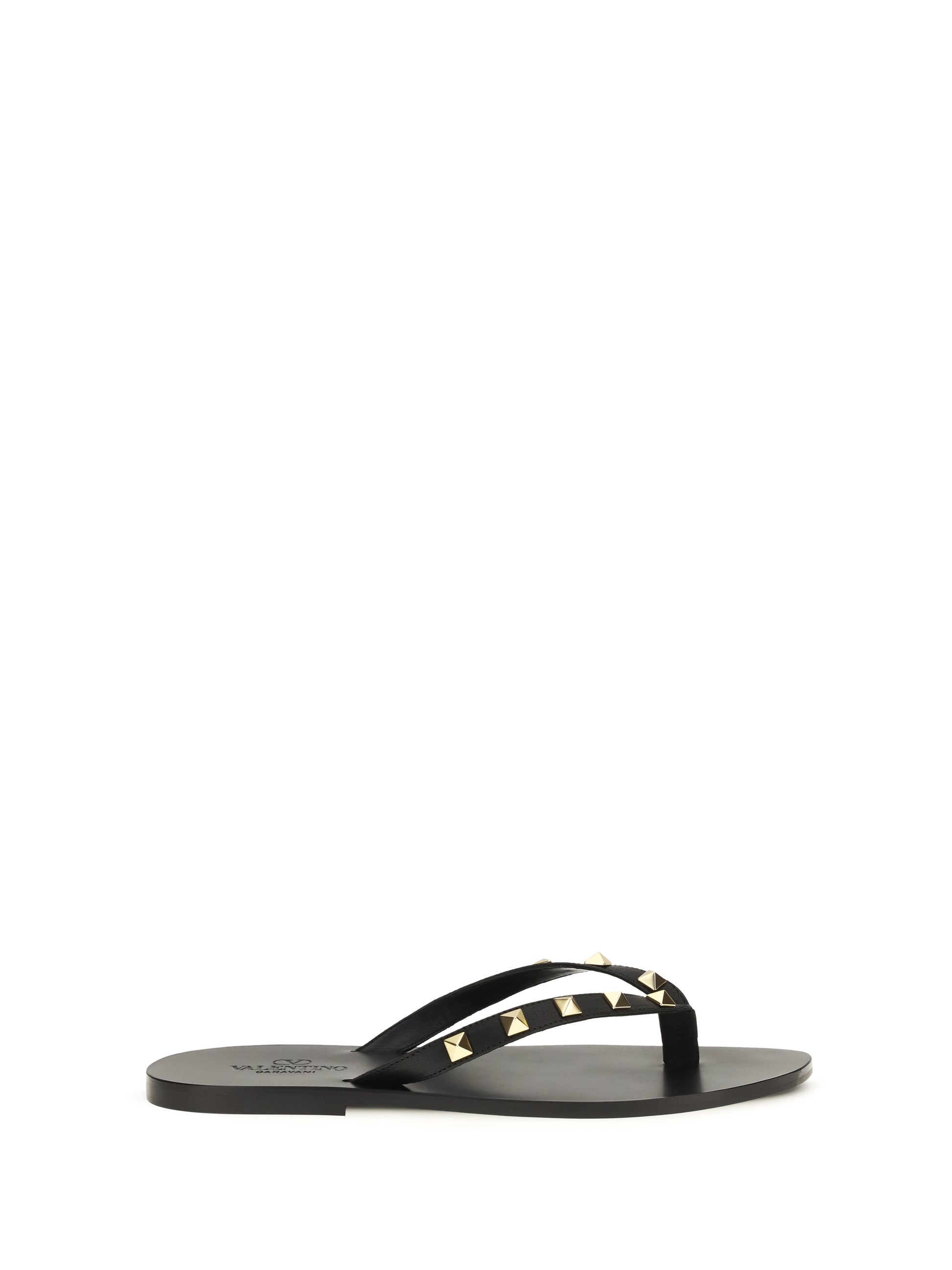 Valentino Garavani Men Rockstud Thong Sandals VALENTINO GARAVANI