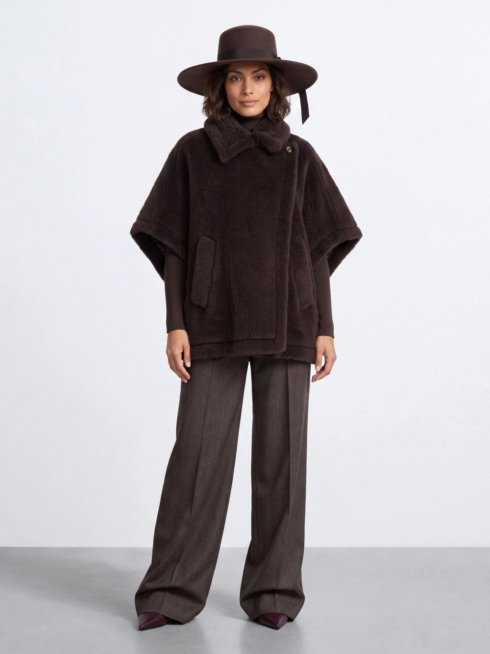 Max Mara Women Denim-Effect Wool Trousers MAX MARA