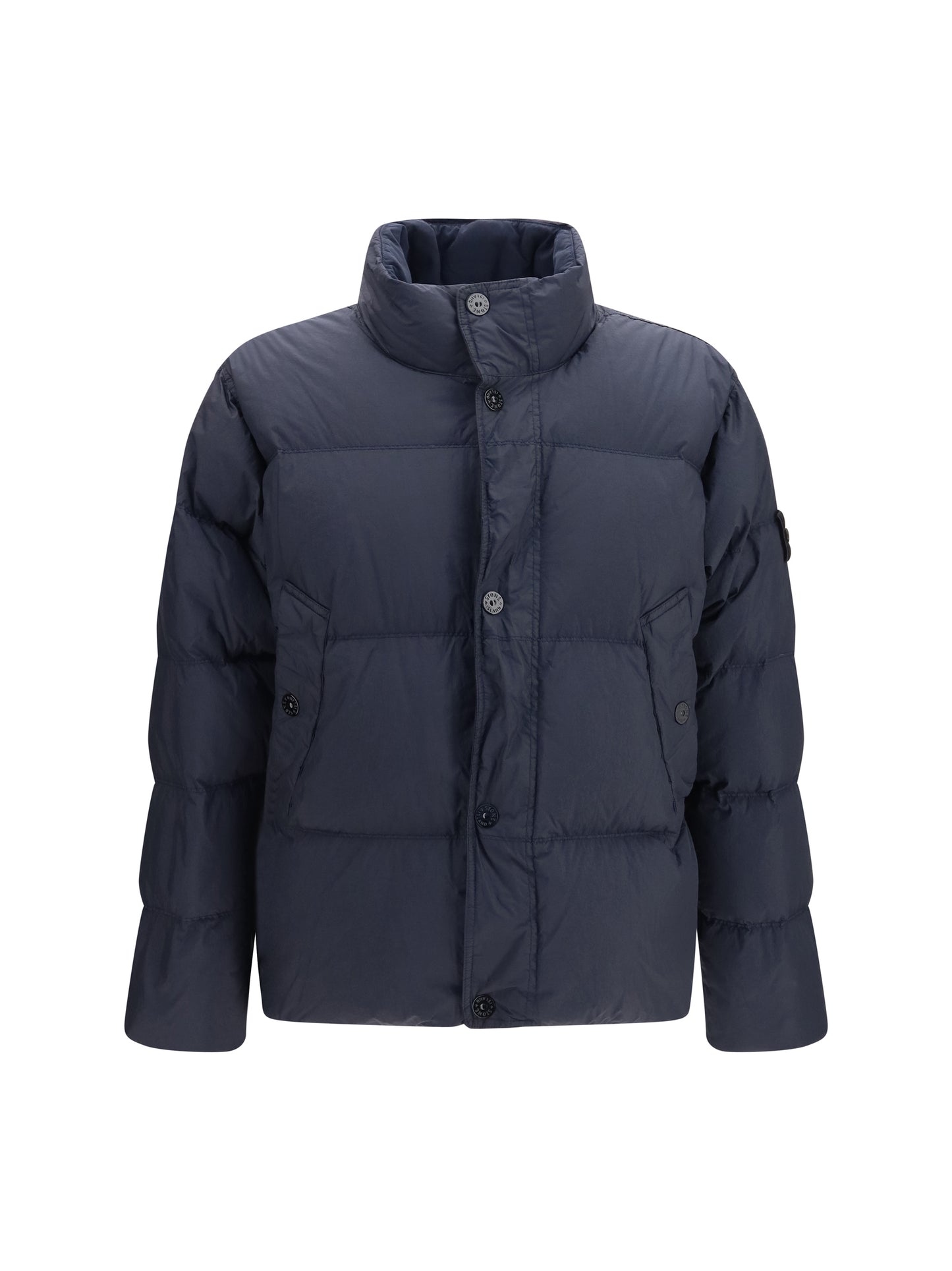 Stone Island Men Quilted High-Neck Puffer Jacket STONE ISLAND