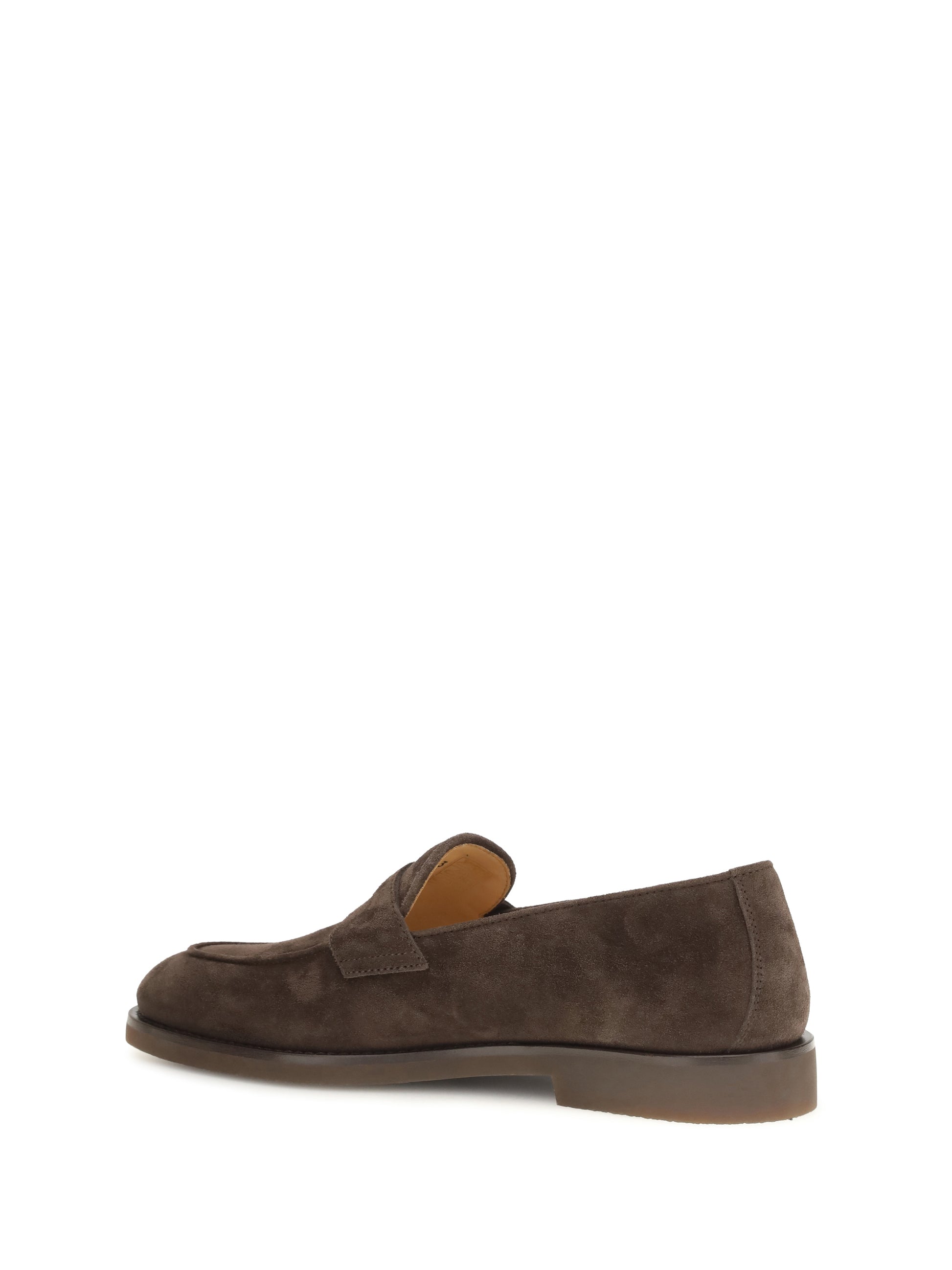 Brunello Cucinelli Men Suede Leather Loafers BRUNELLO CUCINELLI