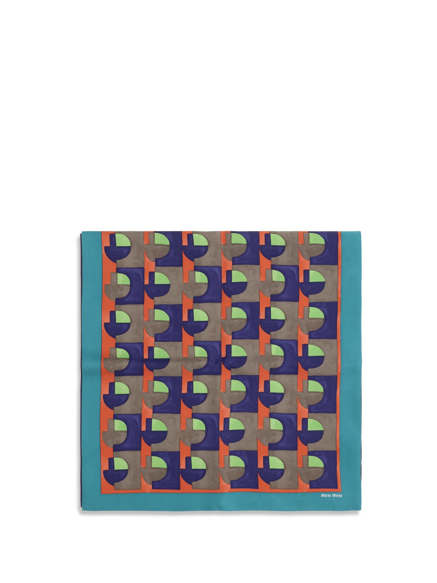 Miu Miu Women Geometric Print Scarf MIU MIU