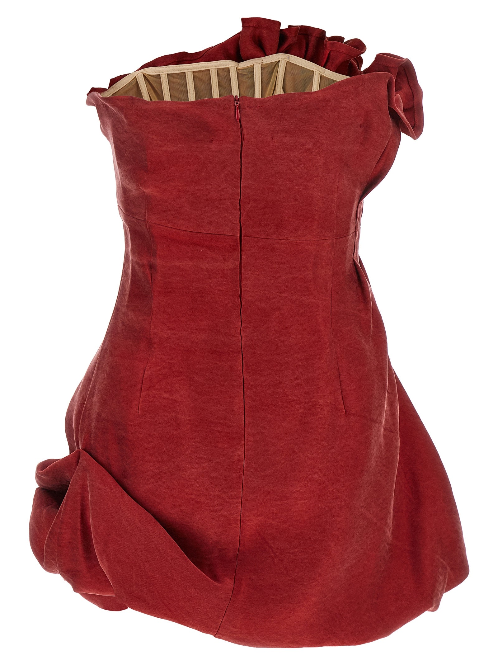 Magda Butrym Women Asymmetrical Dress With Pleats MAGDA BUTRYM
