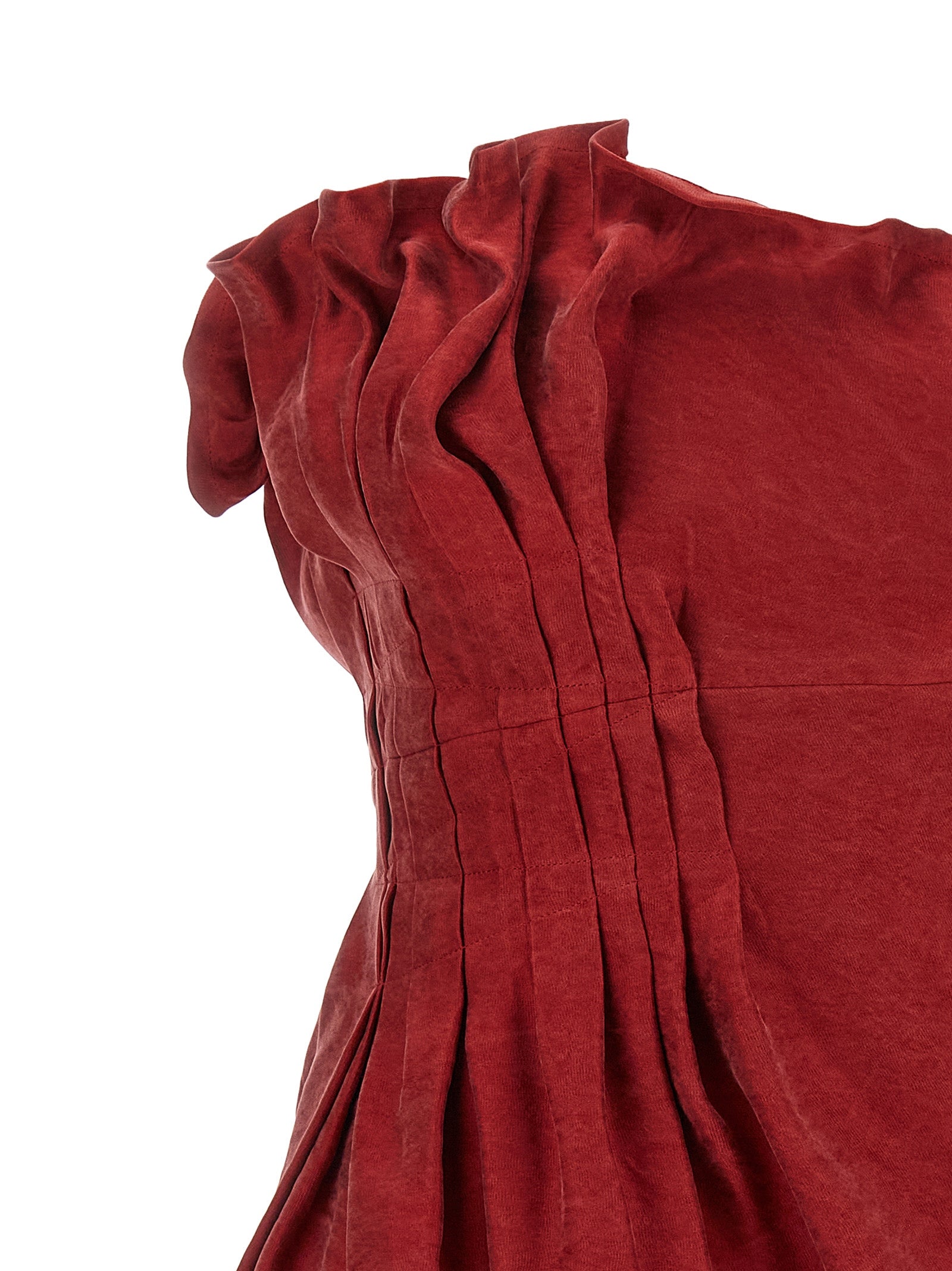 Magda Butrym Women Asymmetrical Dress With Pleats MAGDA BUTRYM