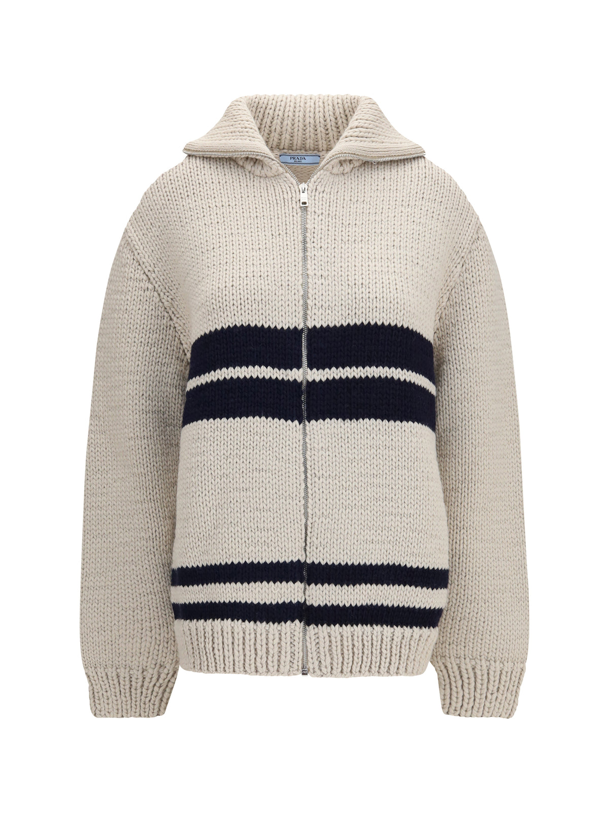 Prada Women Wool Zip Cardigan PRADA
