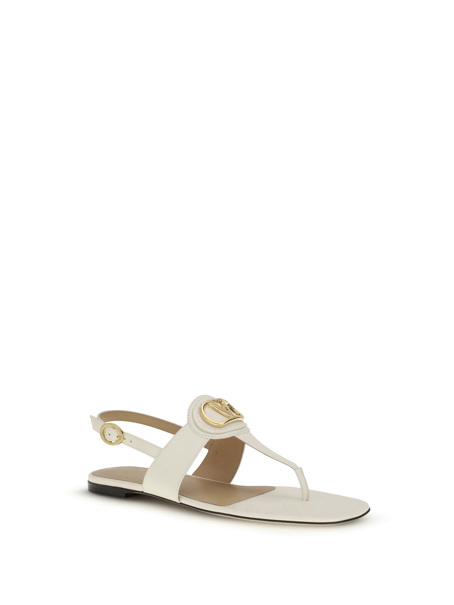 Valentino Garavani Women Leather Thong Sandals VALENTINO GARAVANI