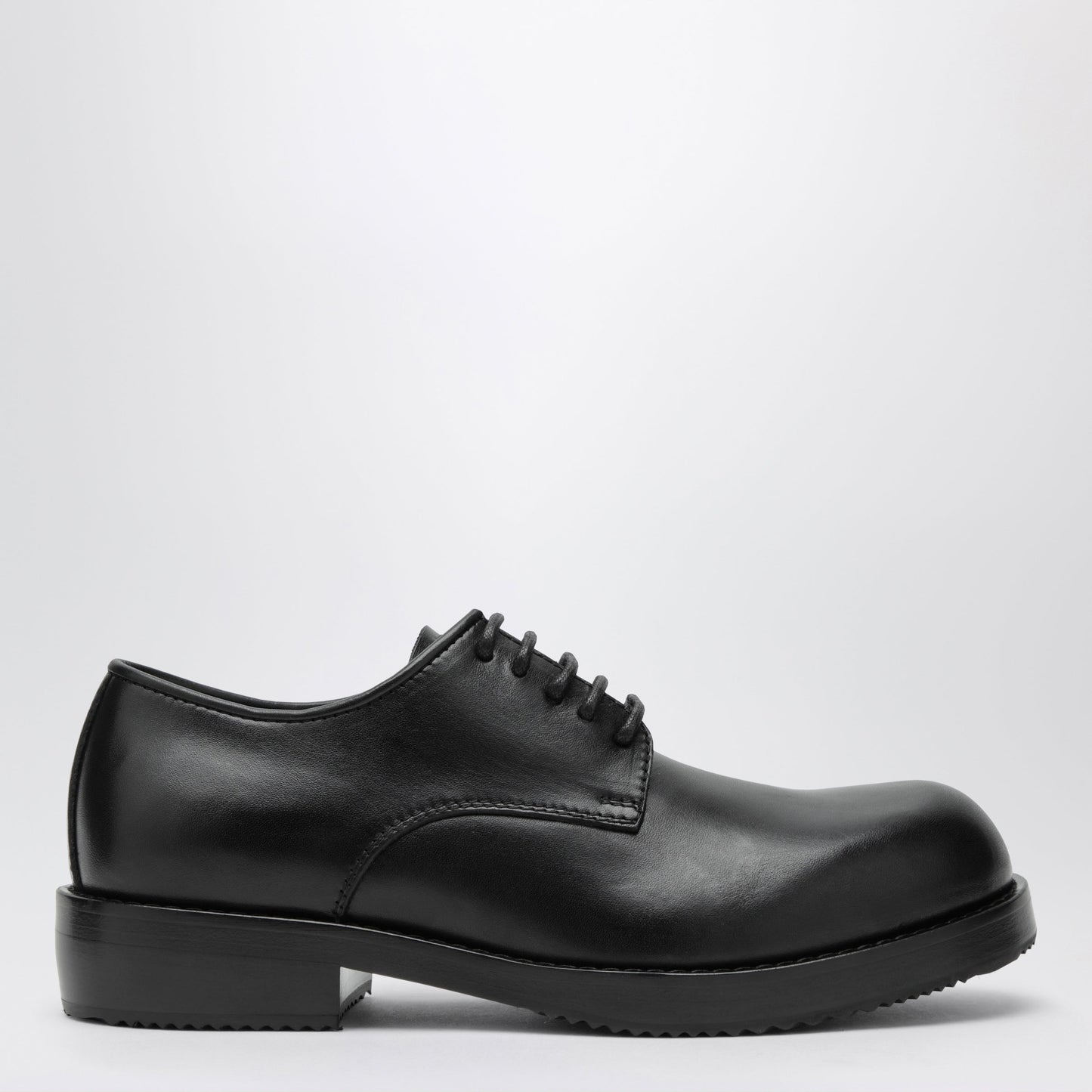 Dries Van Noten Classic Black Leather Derby Shoes Men DRIES VAN NOTEN