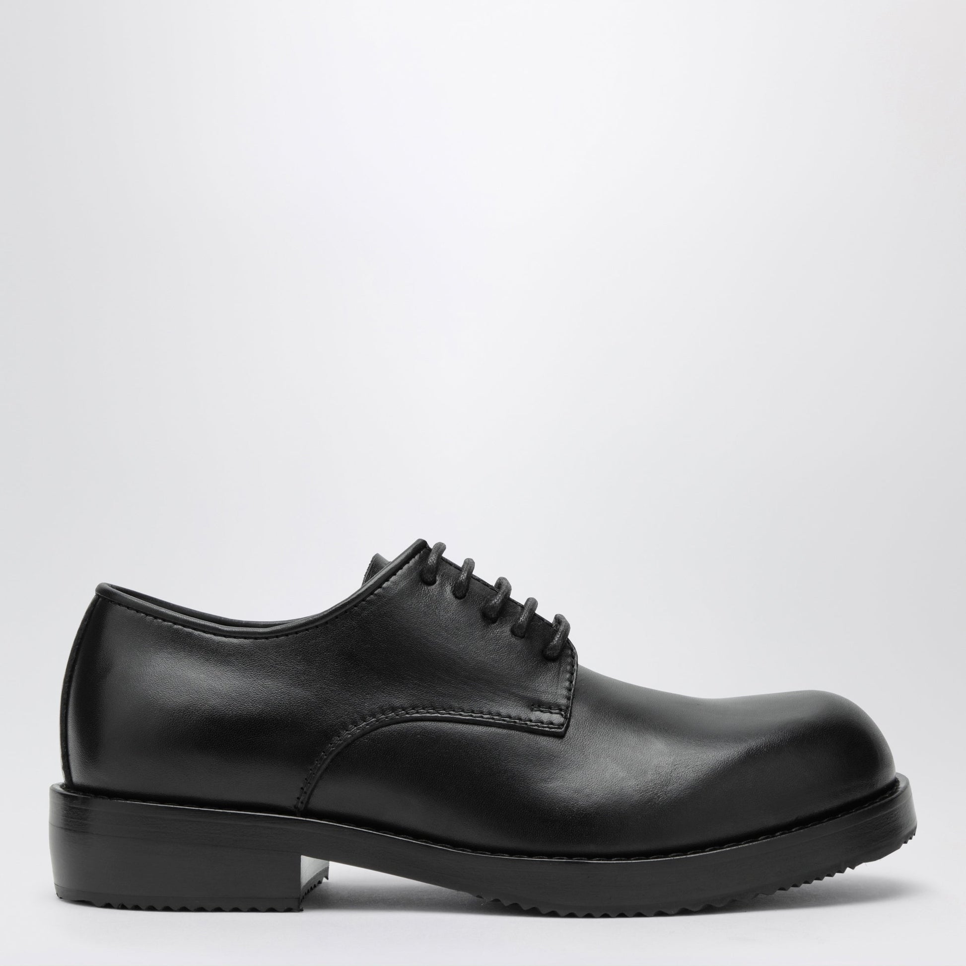 Dries Van Noten Classic Black Leather Derby Shoes Men DRIES VAN NOTEN