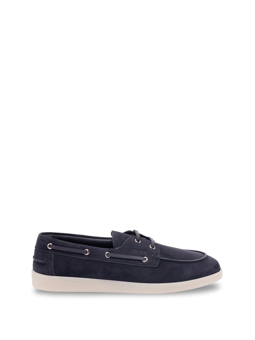 Prada Men Suede Boat Shoes PRADA